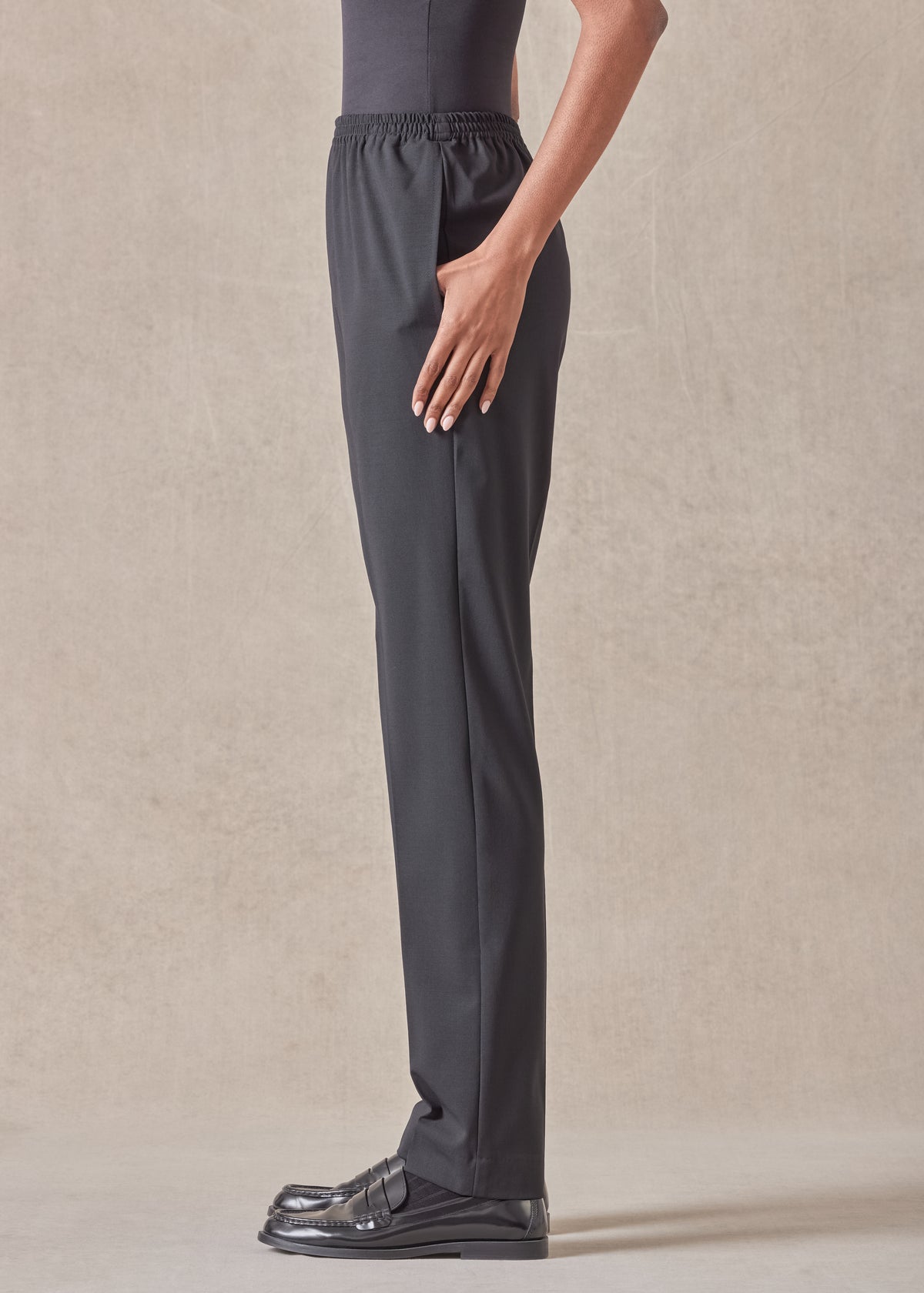 wool narrow trouser