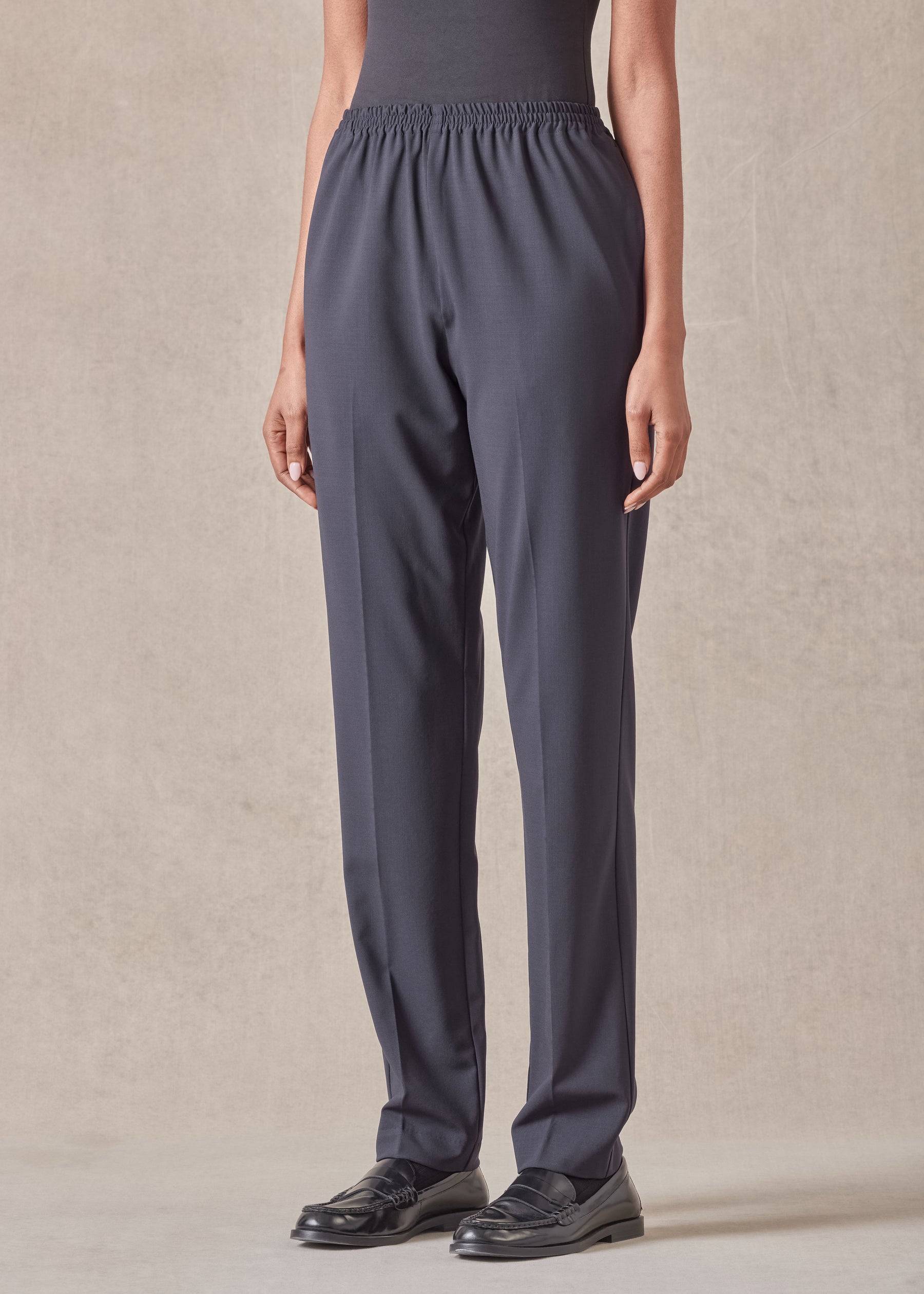 wool narrow trouser