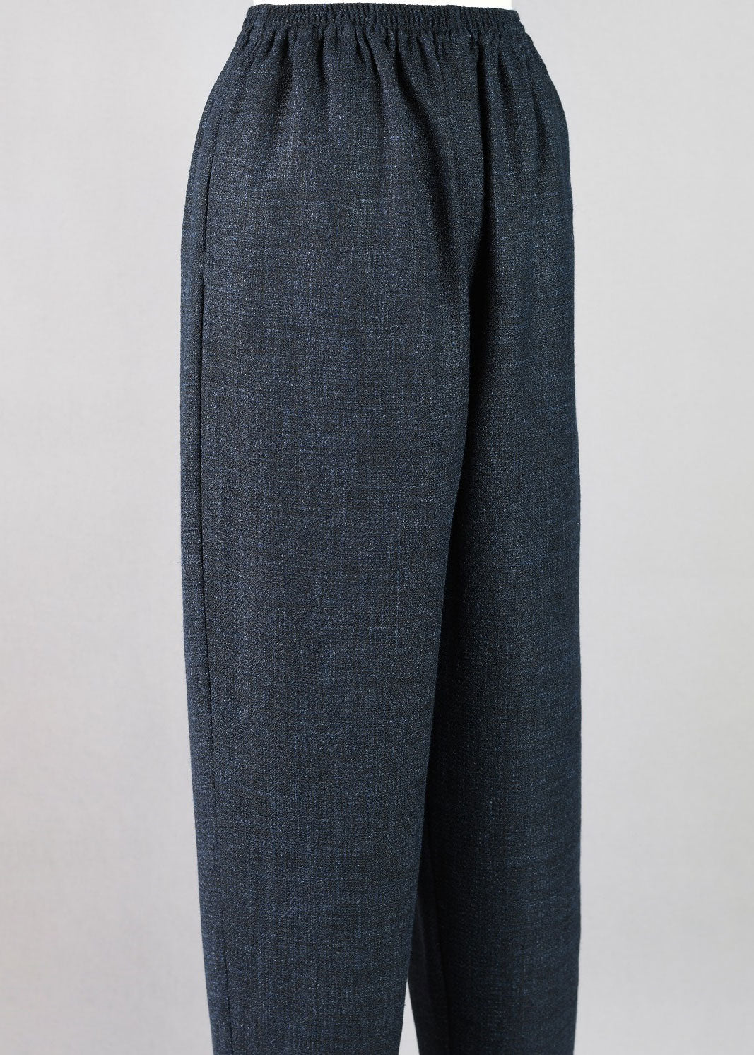 alpaca mix longer japanese trouser with ankle slits (half lined)