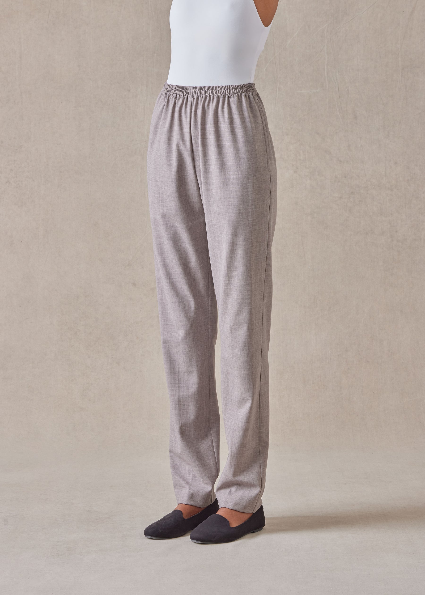 wool narrow trouser