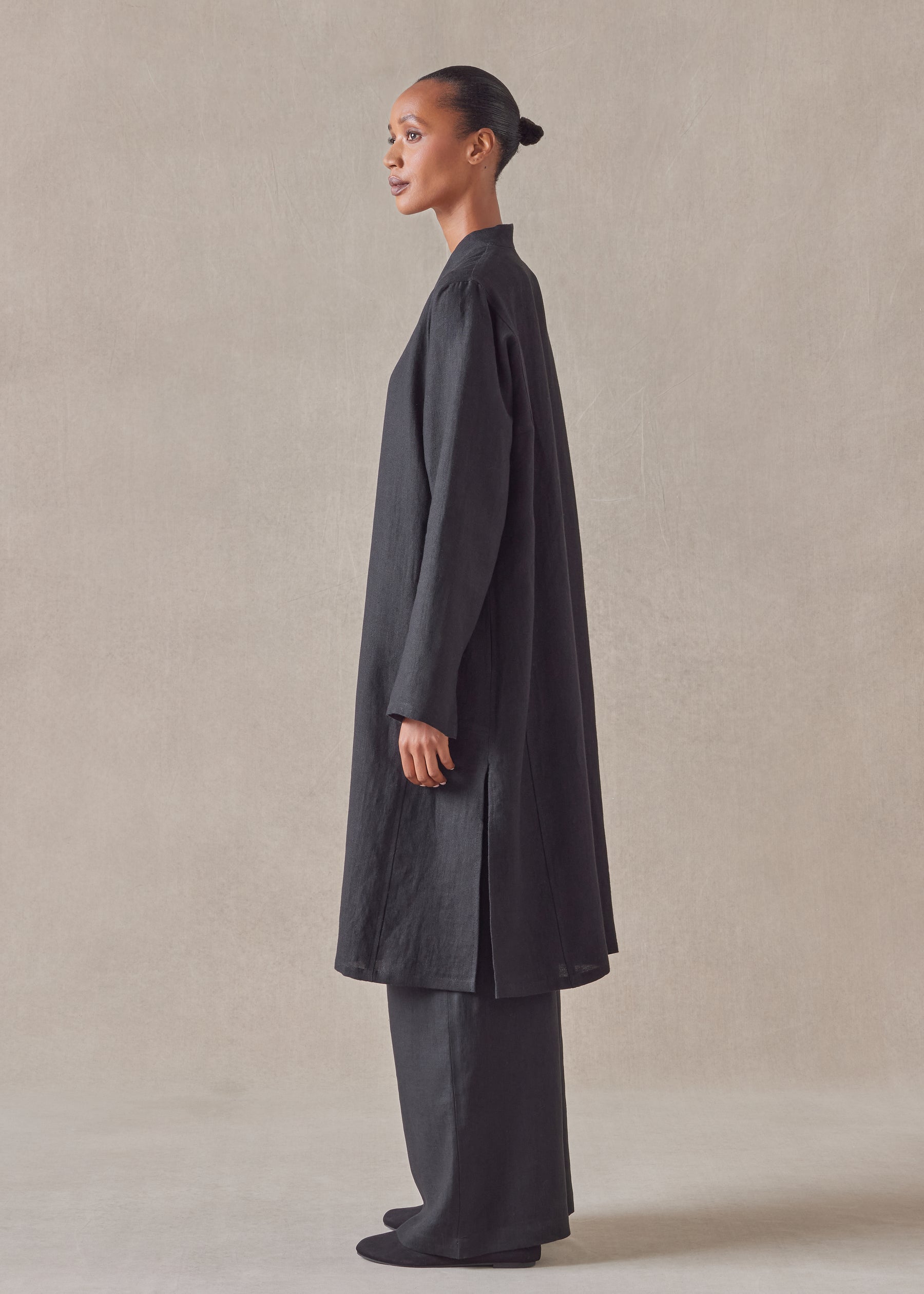 linen bakhtiari coat