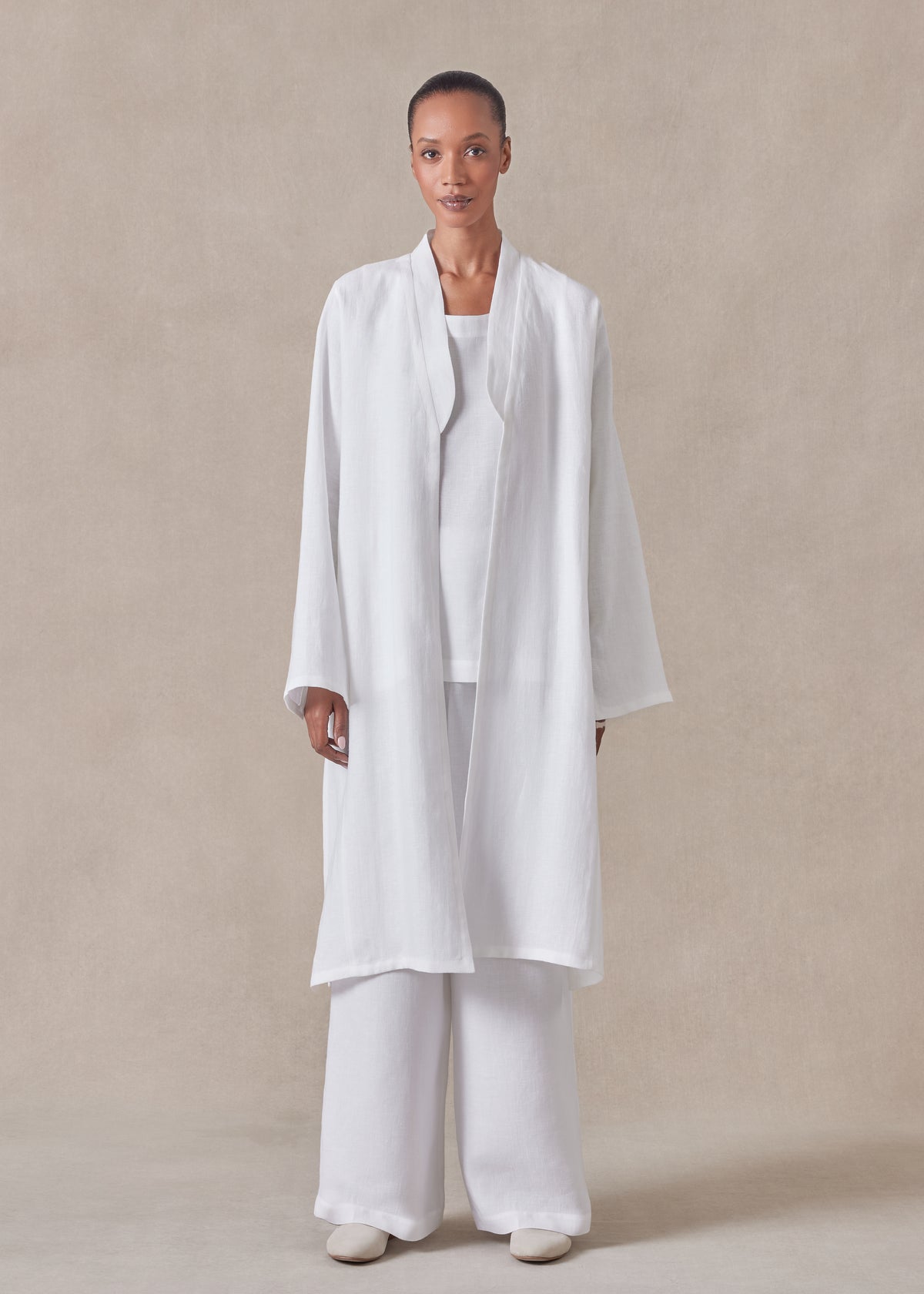 linen bakhtiari coat