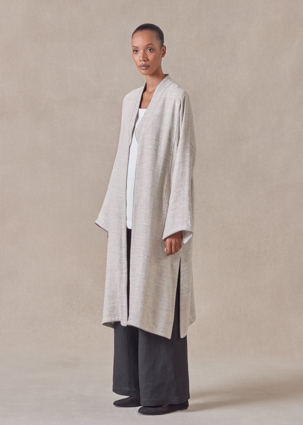 linen bakhtiari coat