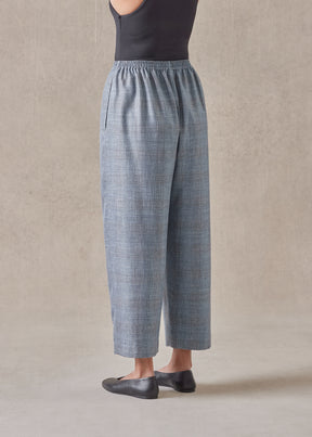 silk linen wool mix  japanese trouser