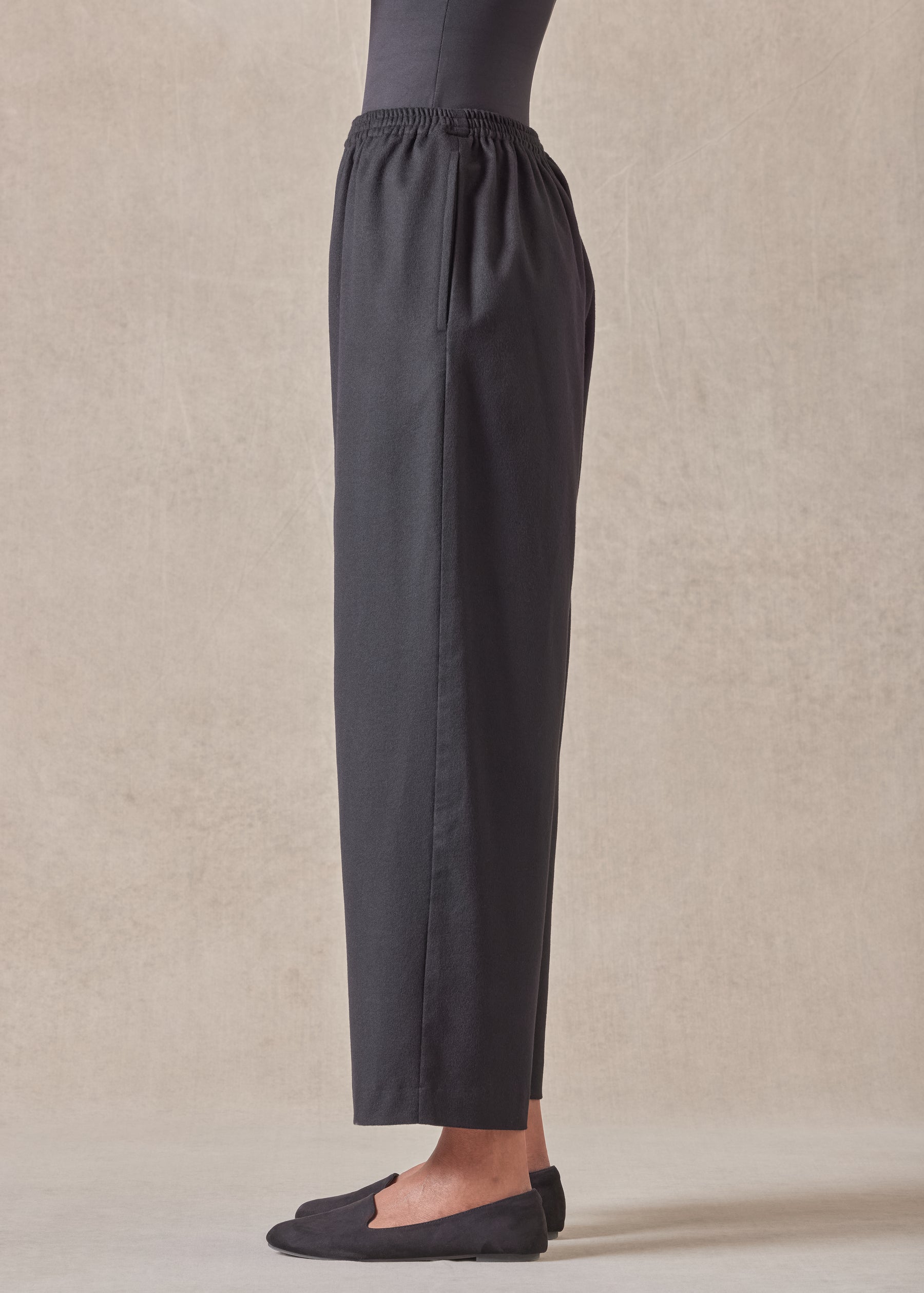 cashmere longer japanese trouser