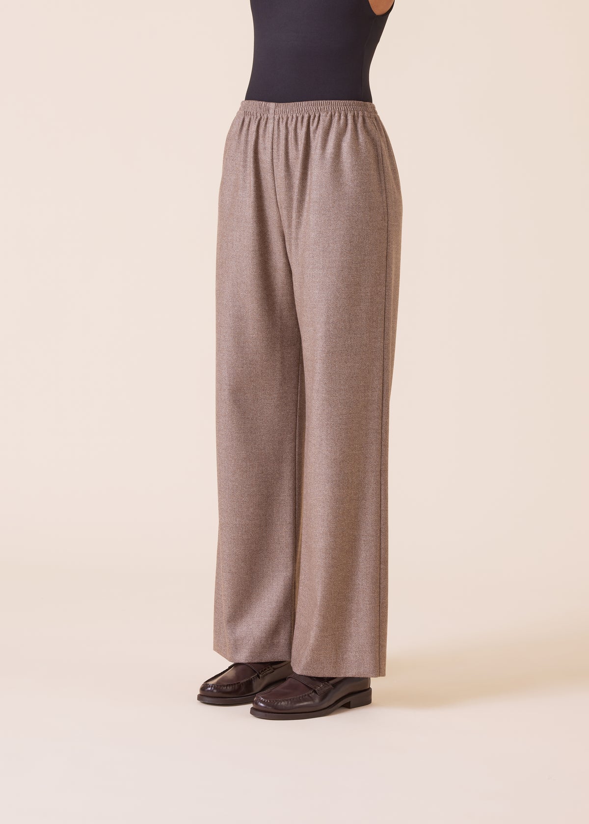 wool silk mix trouser